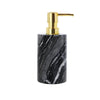 Natural Marble Bathroom and Shower Accessories in Luxury Black
