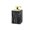 Natural Marble Bathroom and Shower Accessories in Luxury Black