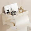 Non Perforated Wall Mounted Bathroom Toilet Tissue Roll Paper Box Rack