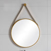 Nordic Bathroom Mirror Round Wall Mounted Mirror Hanging Ornament