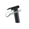 One Handle Single Hole Glass Waterfall Type Brass Basin Faucet In 3 Colors