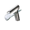 One Handle Single Hole Glass Waterfall Type Brass Basin Faucet In 3 Colors