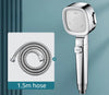 One Key Stop High Pressure Shower Head Water Saving 3 Modes Shower Head