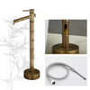 Outdoor Antique Bamboo Brass Faucet Retro Garden Faucet Mixer Tap