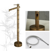 Outdoor Antique Bamboo Brass Faucet Retro Garden Faucet Mixer Tap