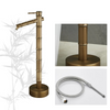 Outdoor Antique Bamboo Brass Faucet Retro Garden Faucet Mixer Tap