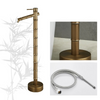 Outdoor Antique Bamboo Brass Faucet Retro Garden Faucet Mixer Tap