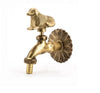 Outdoor Garden Faucet Wall Mount Solid Decorative Antique Tap