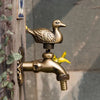 Outdoor Garden Faucet Wall Mount Solid Decorative Antique Tap