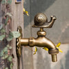 Outdoor Garden Faucet Wall Mount Solid Decorative Antique Tap