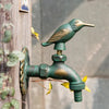 Outdoor Garden Faucet Wall Mount Solid Decorative Antique Tap