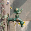 Outdoor Garden Faucet Wall Mount Solid Decorative Antique Tap