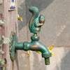 Outdoor Garden Faucet Wall Mount Solid Decorative Antique Tap