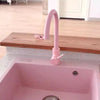 Pink Love Color Bathroom Sink Faucet Crane Brass Basin Faucet