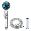 Propeller Shower Head High Pressure Set 360 Rotate With Water Filter