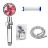 Propeller Shower Head High Pressure Set 360 Rotate With Water Filter