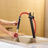 Pull Down Single Lever Kitchen Sink Faucet Brass Water Mixer Sink Tap