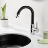 Pull-Out 2-Mode Kitchen Faucet Stainless Steel 360° Rotating Mixer Tap