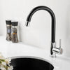Pull-Out 2-Mode Kitchen Faucet Stainless Steel 360° Rotating Mixer Tap