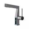 Pull-Out Digital Display Basin Faucet Hot Cold Brass Sink Mixer Tap