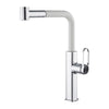 Pull-Out Kitchen Faucet Single Lever Brass Sink Water Mixer Tap