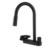Pull-Out Kitchen Faucet Stainless Steel Mixer with Built-In Cup Washer