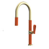 Pull-Out Kitchen Tap Stainless Steel Hot Cold Water Mixer Faucet