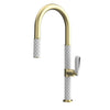 Pull-Out Kitchen Tap Stainless Steel Hot Cold Water Mixer Faucet