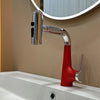 Pull-Out Rotatable Stainless Steel Basin Faucet Bathroom Sink Tap