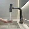 Pull-Out Rotatable Stainless Steel Basin Faucet Bathroom Sink Tap