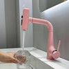 Pull-Out Rotatable Stainless Steel Basin Faucet Bathroom Sink Tap