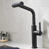 Pull Out Waterfall Stream Sprayer Head Kitchen Sink Water Faucet