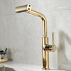 Pull Out Waterfall Stream Sprayer Head Kitchen Sink Water Faucet