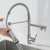 Pulling Kitchen Sink Faucet Dual Outlet Deck Mounted Washing Basin Tap