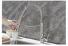 Pulling Kitchen Sink Faucet Dual Outlet Deck Mounted Washing Basin Tap