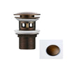 Push Button Drain Stopper Brass Bathroom Sink Pop-Up Basin Waste Drain