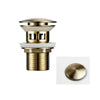Push Button Drain Stopper Brass Bathroom Sink Pop-Up Basin Waste Drain