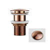Push Button Drain Stopper Brass Bathroom Sink Pop-Up Basin Waste Drain