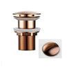 Push Button Drain Stopper Brass Bathroom Sink Pop-Up Basin Waste Drain