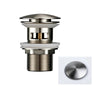 Push Button Drain Stopper Brass Bathroom Sink Pop-Up Basin Waste Drain
