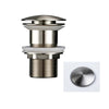 Push Button Drain Stopper Brass Bathroom Sink Pop-Up Basin Waste Drain