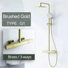 Rainfall Bath Shower Mixer Tap Shower Set Shower System with Handshower