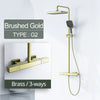 Rainfall Bath Shower Mixer Tap Shower Set Shower System with Handshower