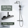 Rainfall Bath Shower Mixer Tap Shower Set Shower System with Handshower