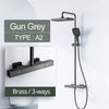 Rainfall Bath Shower Mixer Tap Shower Set Shower System with Handshower