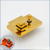 Rainfall Brass Shower Faucet System 2-Way Mixer with Embedded Box Valve