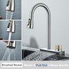Rainfall Kitchen Faucet Pull Out 3 Way Nozzle Gourmet Kitchen Faucet