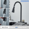 Rainfall Kitchen Faucet Pull Out 3 Way Nozzle Gourmet Kitchen Faucet