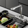 Rainfall Kitchen Faucet Temperature Digital Display Pull Out Faucet