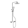 Rainfall Shower System Hot Cold Bathroom Shower Mixer Hand Shower Set